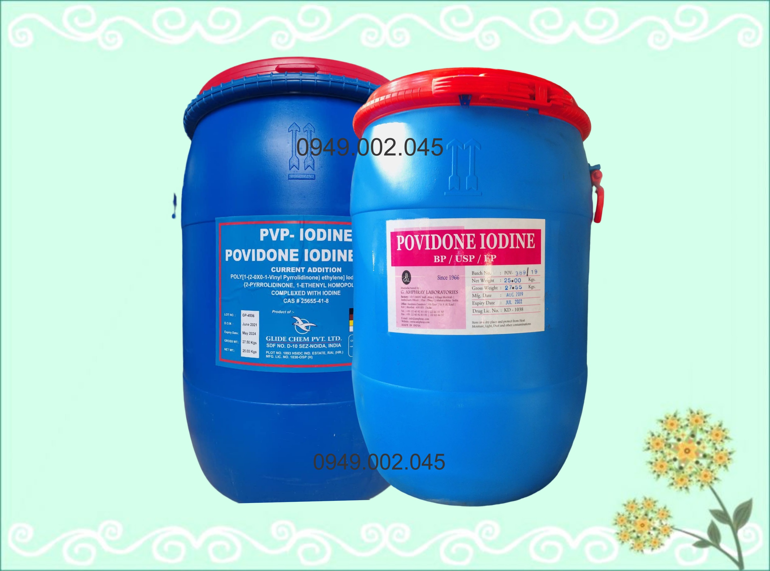 PVP Iodine - Diệt khuẩn, xử lý nước ao nuôi tôm cá